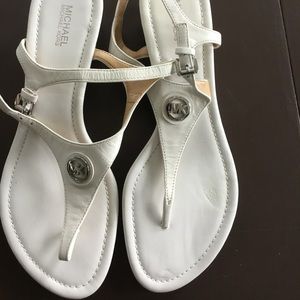 MICHAEL Michael Kors White Sandals